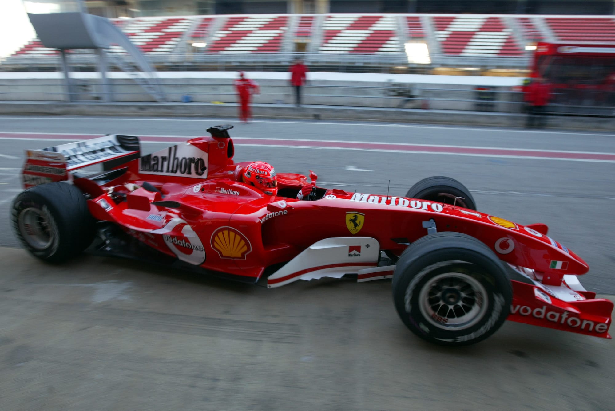 Michael Schumacher, Ferrari, 2005 F1 testing
