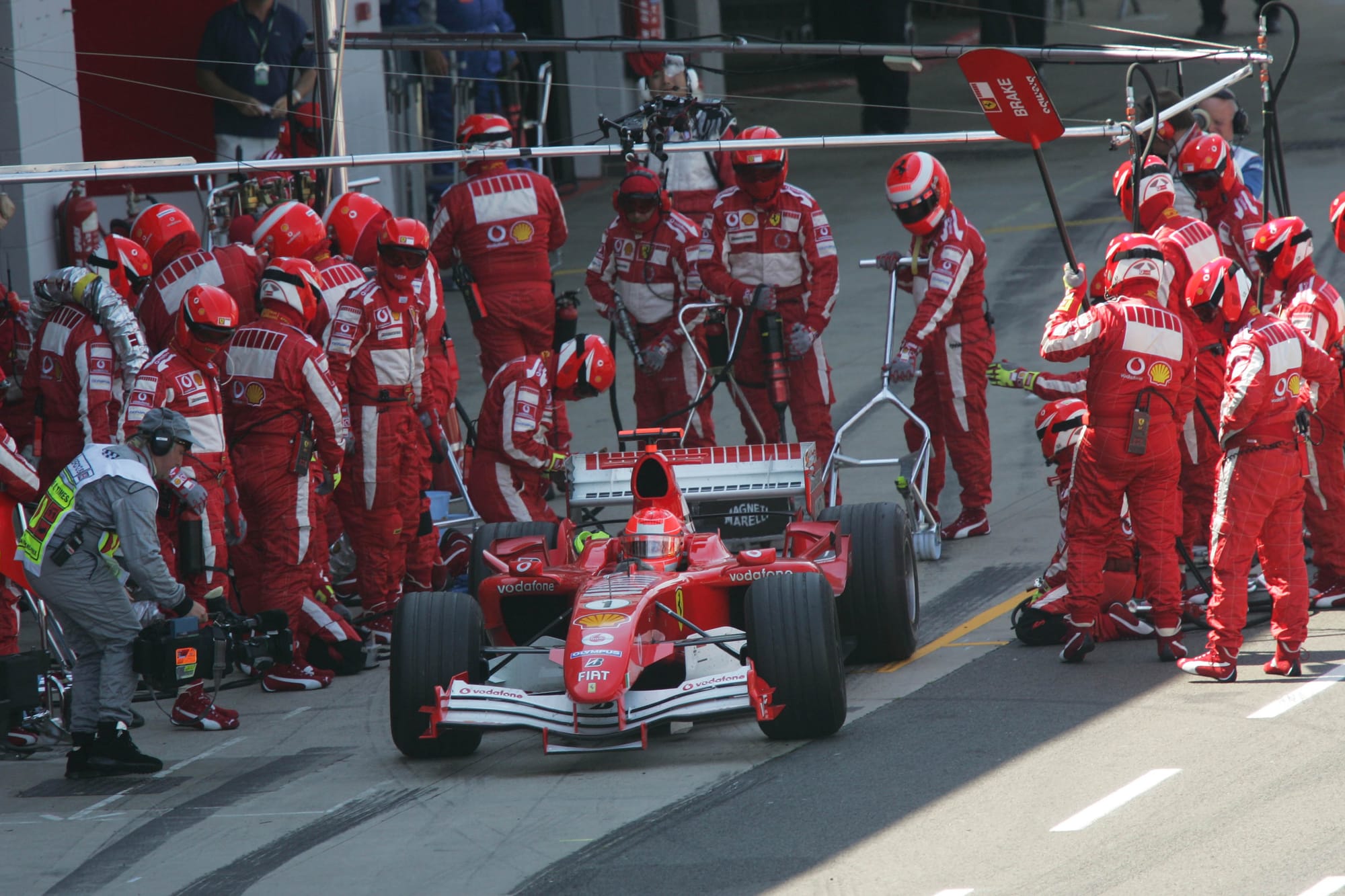 Michael Schumacher Ferrari British Grand Prix 2005
