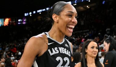 Aces’ A’ja Wilson Earns Historic Fourth WNBA MVP Award, Winning as the Unanimous Choice