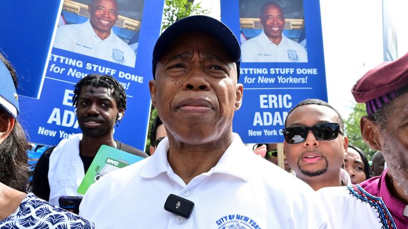 New York City Mayor Eric Adams suspends his reelection bid