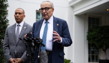 Trump posts racist, AI-generated video of Schumer and Jeffries ahead of looming government shutdown