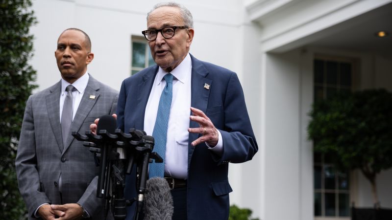 Trump posts racist, AI-generated video of Schumer and Jeffries ahead of looming government shutdown