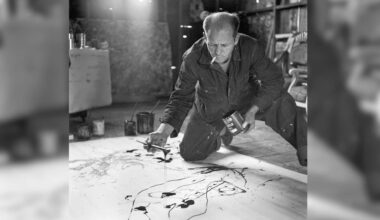 Artist Jackson Pollock Hard At Work. Image Via Martha Holmesthe Life Picture Collectionshutterstock. (1)
