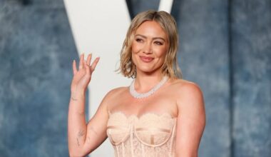 A decade after her last album, Hilary Duff alludes to new music on the way