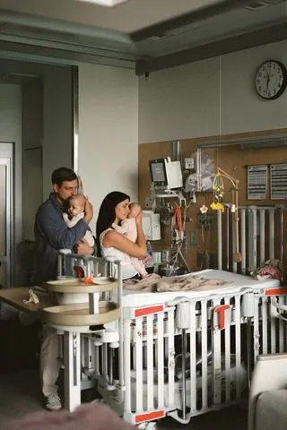 Courtesy of Mallory Carlson Mallory, Leif and their daughters