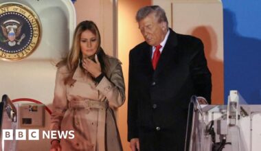 Trump visit puts focus on pageantry after PM's tough fortnight