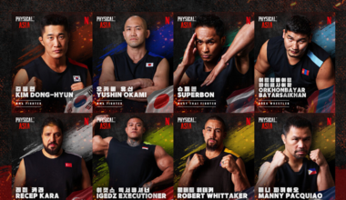 Each six-person team is led by a national superstar.