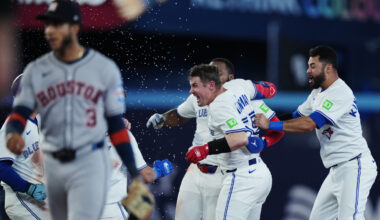 Blue Jays cap challenging day with dramatic walk-off win