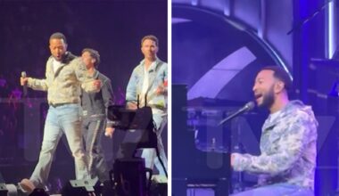 John Legend Joins Jonas Brothers for Surprise Duet in Los Angeles
