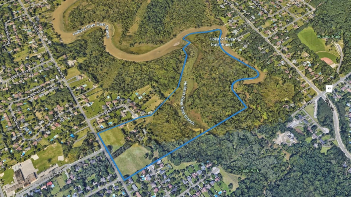The site, on Sand Road in East Gwillimbury, is bisected by the Holland River, and according to research by Brown and Lenkov, has historic significance for both First Nations and European settlers.