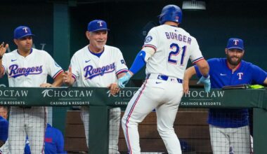 Jake Burger leads Texas Rangers to sweep Brewers 6-3