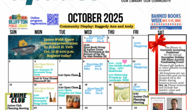 Check out October 2025 programs and services at Bluffton Public Library