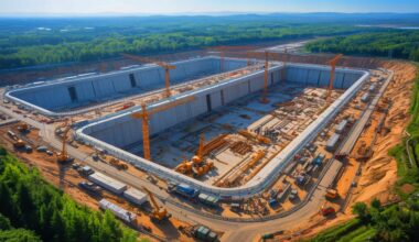 Illustration of China's Underground Military Command Center Construction.