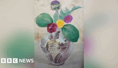 Rare painting returned to its former studio at Charleston