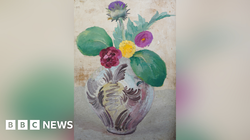 Rare painting returned to its former studio at Charleston