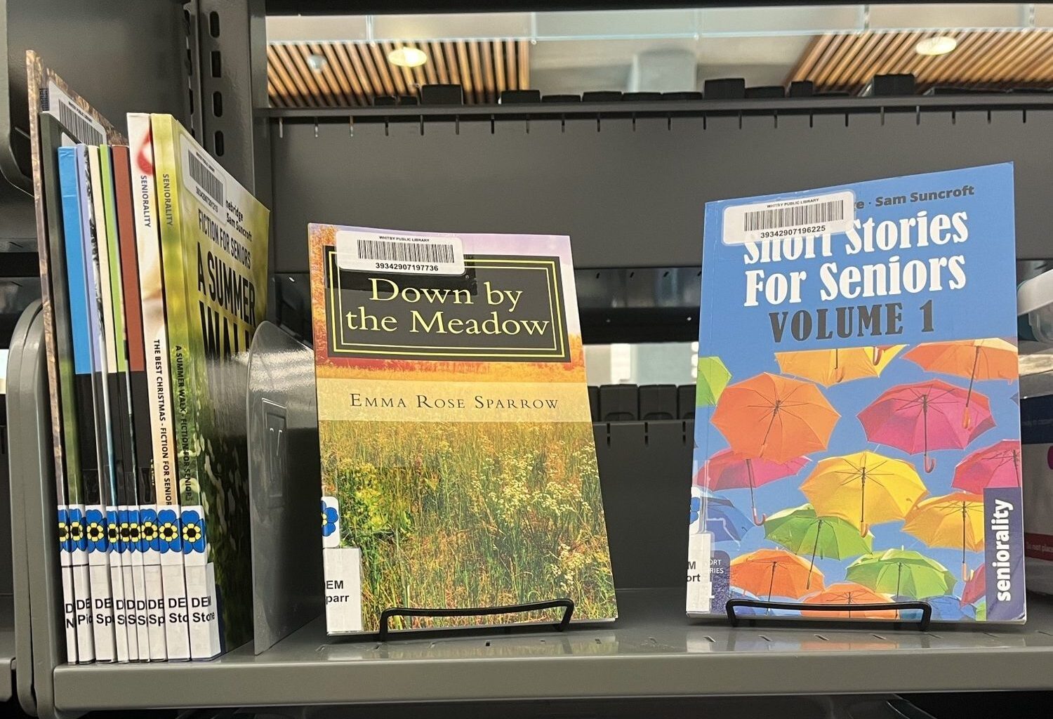 Dementia-friendly books at Whitby Library
