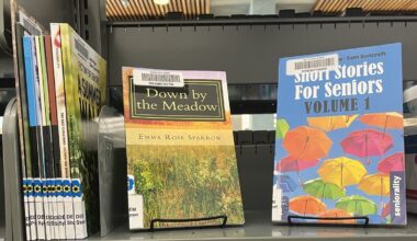 Dementia-friendly books at Whitby Library