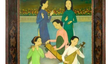 Vietnamese artist’s painting of women playing music sells for more than $2M
