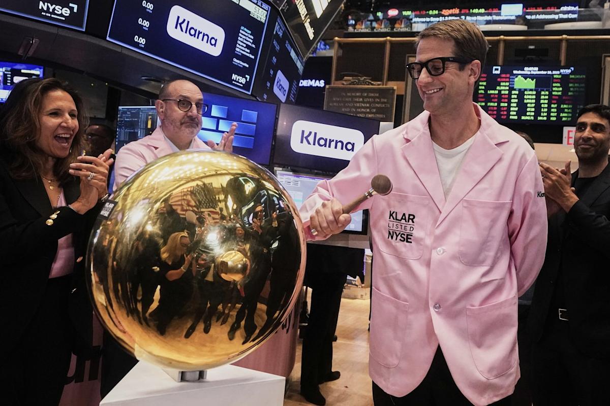 Klarna shares rise 15% in their first day of trading on Wall Street