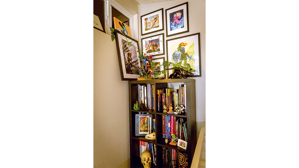 Geizi Guevara's art studio