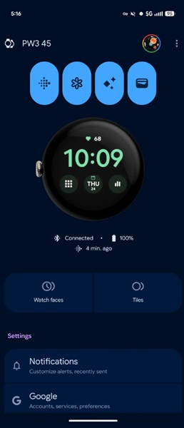 The M3 Expressive update for the Pixel Watch app changes the game, revamping the main view with softer, rounded icons.