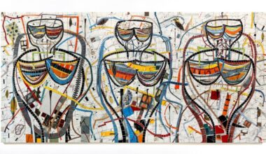 the hidden meanings in Rashid Johnson’s half-ton Guggenheim mosaic