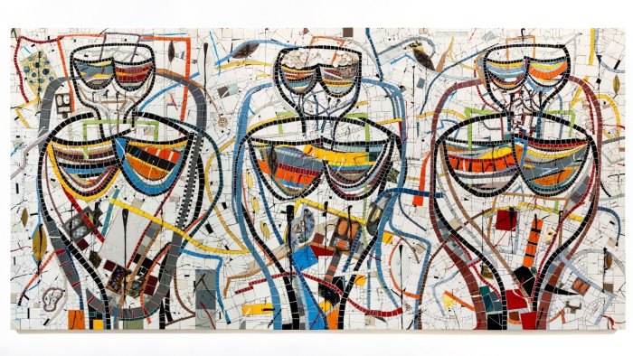 the hidden meanings in Rashid Johnson’s half-ton Guggenheim mosaic