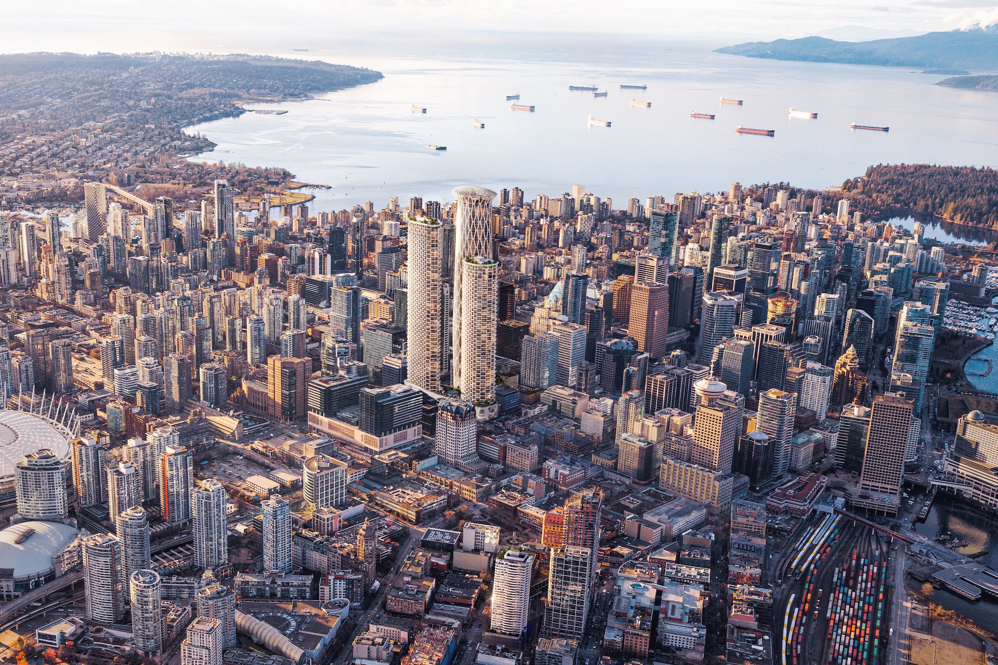 hudson's bay parkade vancouver redevelopment 501-595 west georgia street