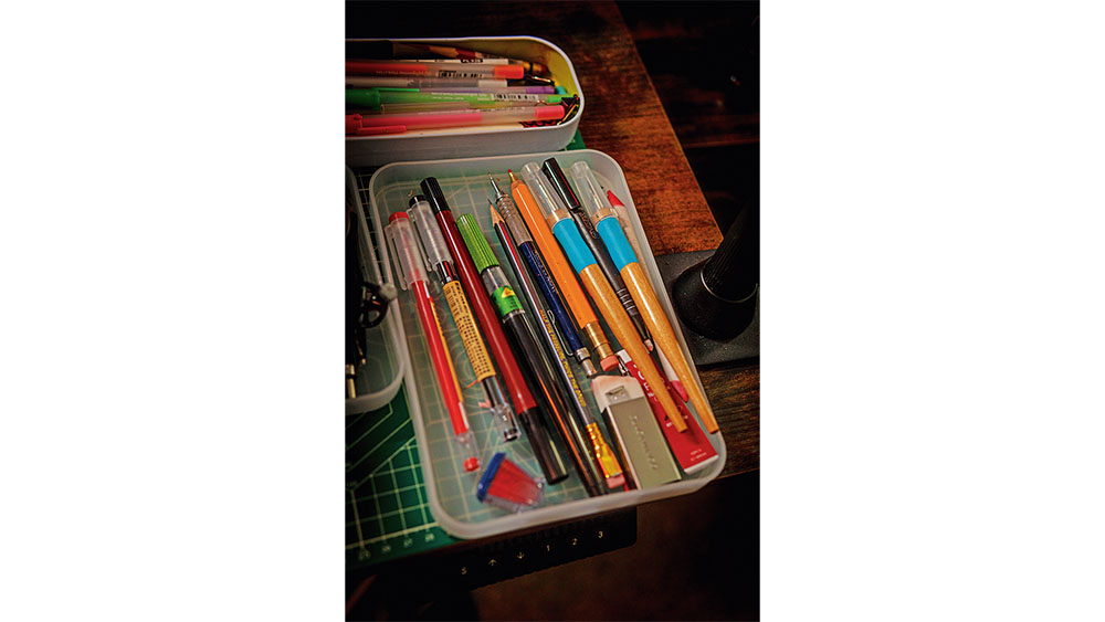 Geizi Guevara's art studio