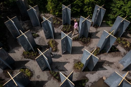 'Superstrata' by mat-on was one of the installations at the International Garden Festival 2024. The 2026 edition is now welcoming proposals (details below). Photo: Martin Bond