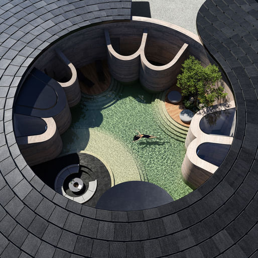 Rendering of BIG's NOT A HOTEL Setouchi design. Bjarke Ingels will be one of the judges in the new NOT A HOTEL Design Competition (details below). Rendering: MIR