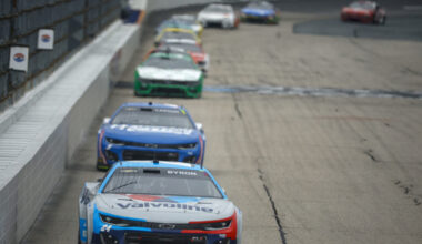 Larson, Elliott, Byron talk flat, short track improvement ahead of NASCAR playoff race at New Hampshire