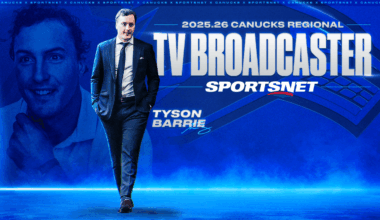 VANCOUVER CANUCKS ANNOUNCE TYSON BARRIE JOINING CANUCKS REGIONAL BROADCAST