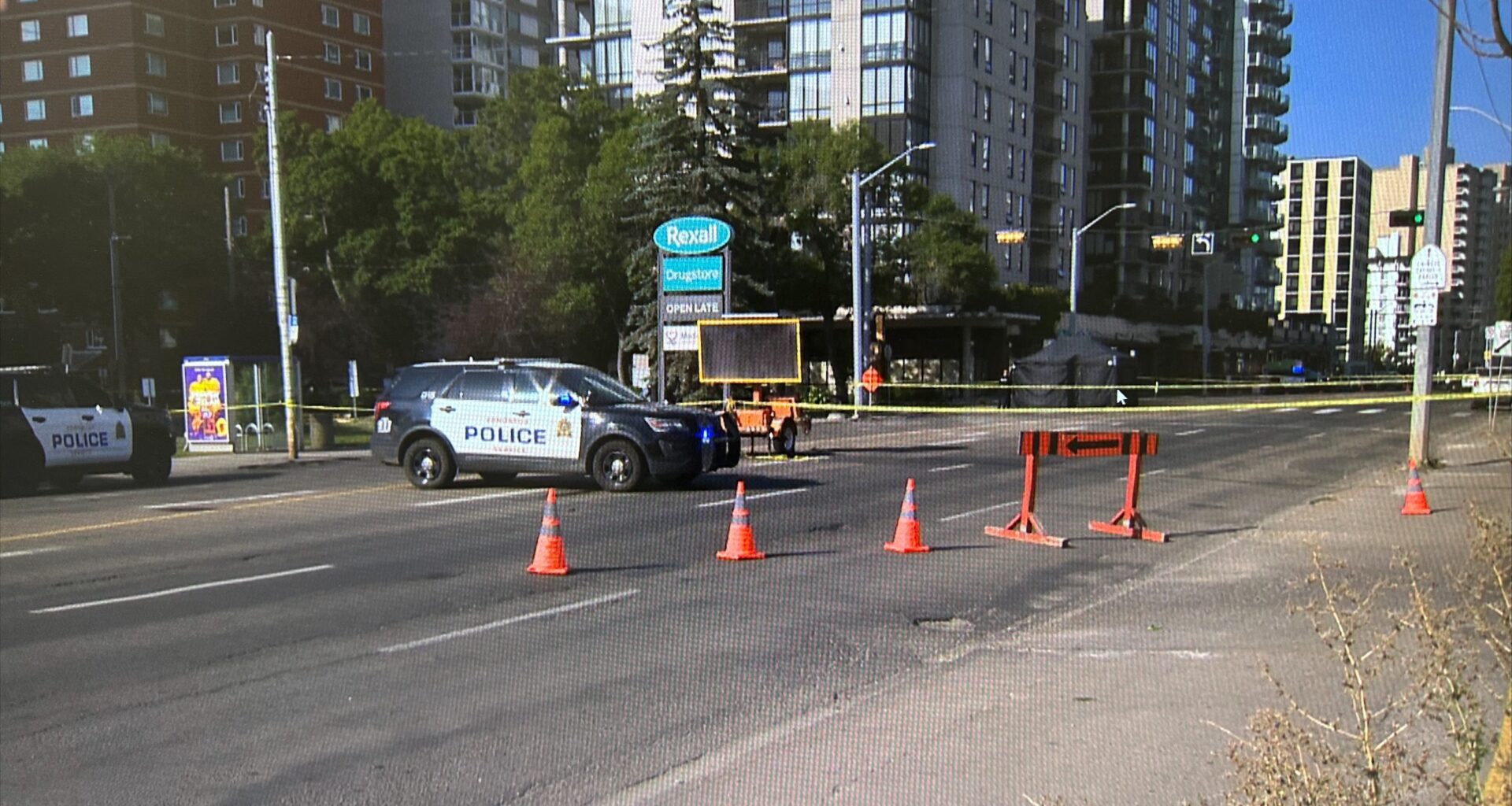 Woman found dead in SUV west of downtown Edmonton