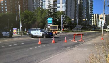 Woman found dead in SUV west of downtown Edmonton