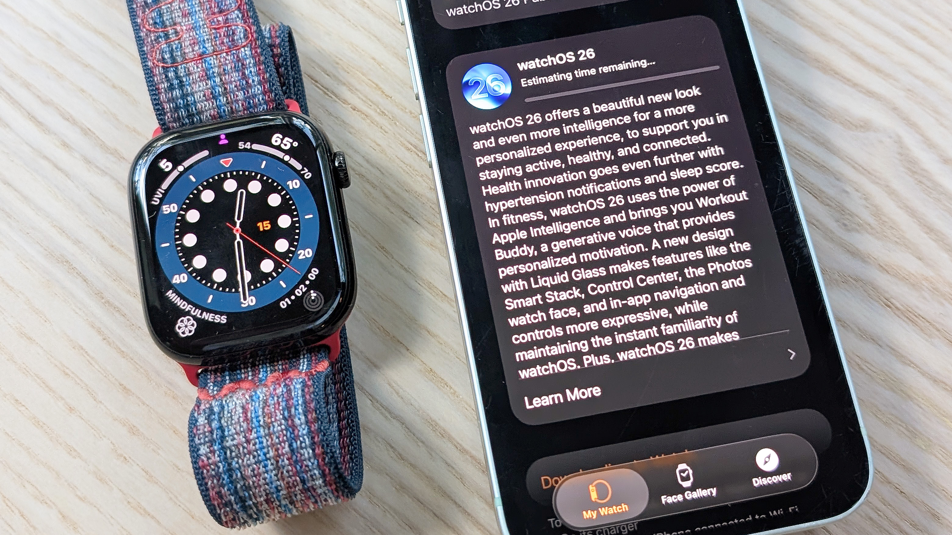 watchOS 26 installation