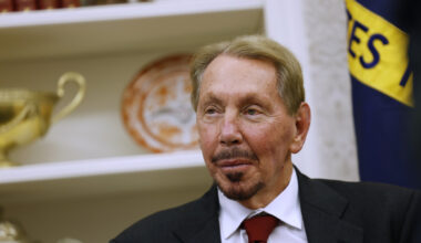 Larry Ellison in the oval office.