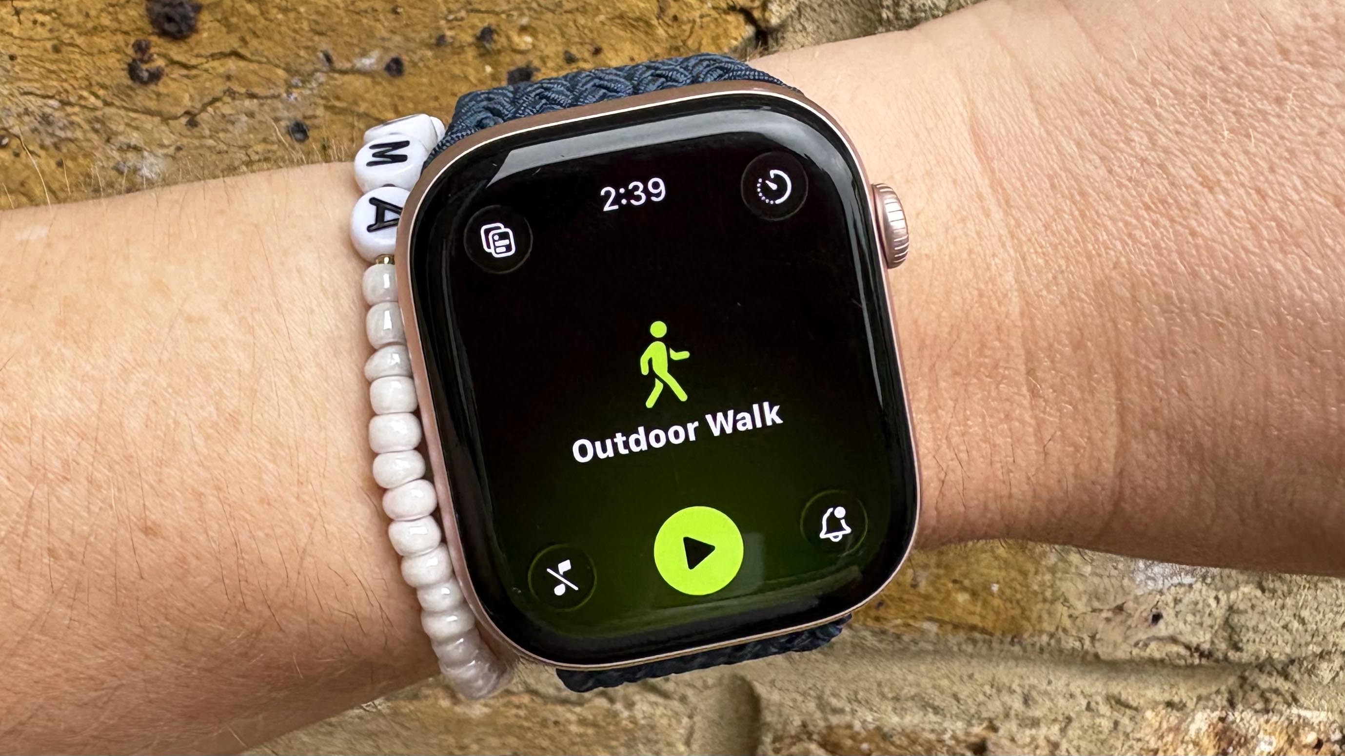 the workout app on watchOS 26