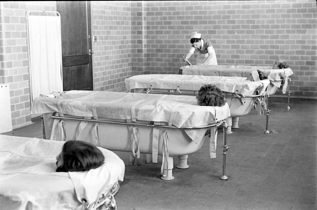 Pilgrim State Mental Hospital in Bentwood, New York, in the late 1930s.