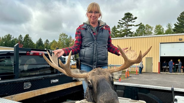 Salisbury hunter tags her 1st moose after 10 years of trying for a licence