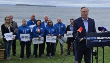 PCs Commit to Urgent Care Clinic in CBS During Campaign Stop in Topsail