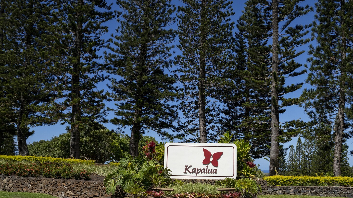 Kapalua won't host PGA Tour's season opener as it copes with drought and Hawaii water dispute