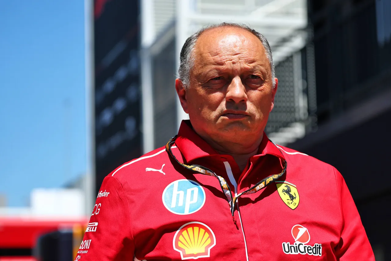 Frederic Vasseur, the team manager of Ferrari