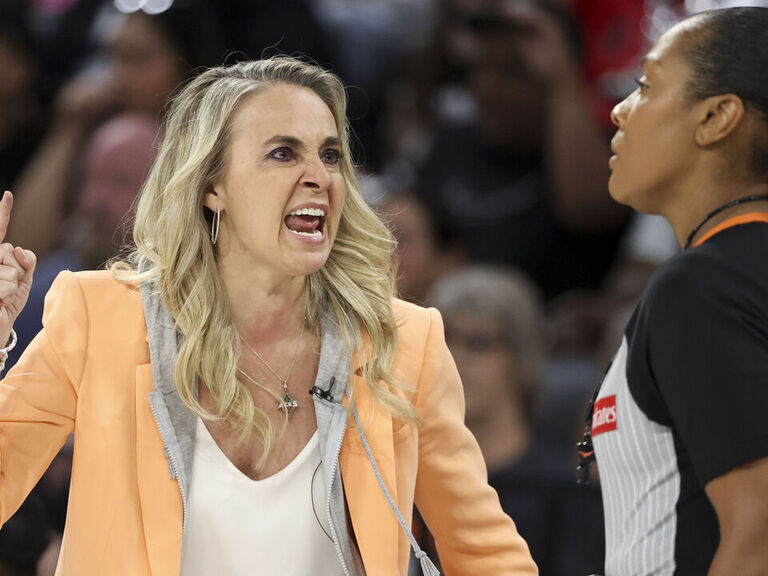 Aces' Hammon slams officiating after physical win over Fever