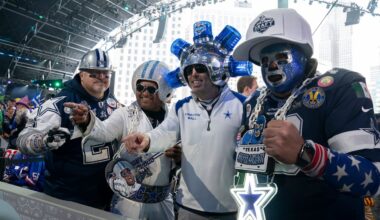 2026 NFL draft order entering Dallas Cowboys' Week 7 clash with Commanders