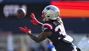 Fantasy Football Start ‘Em, Sit ‘Em NFL Rhamondre Stevenson vs Jacory Croskey-Merritt