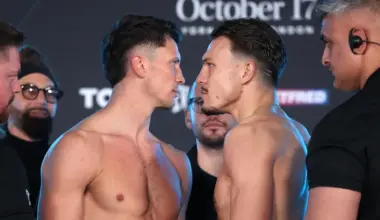 Kieron Conway vs. George Liddard full card results from 2025 British middleweight boxing title match image