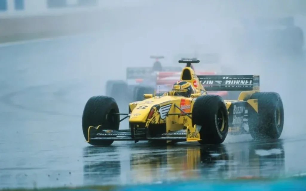 The viral video of the ex-Formula 1 star's garage belongs to the one and only Heinz-Harald Frentzen - an F1 star for Jordan, Sauber and Williams