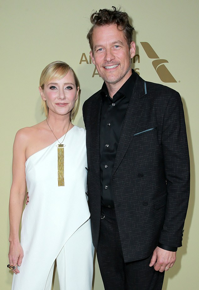 The day before Loughlin and Giannulli's split, she was pictured being comforted by the actor James Tupper, who was the former partner of the late Anne Heche; Tupper and Heche are pictured in 2017 in Beverly Hills