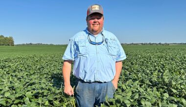 Caleb Ragland, a Kentucky farmer, is happy that President Trump is worried about the plight of American farmers, but doesn't like 'being used as a bargaining chip' in the trade war